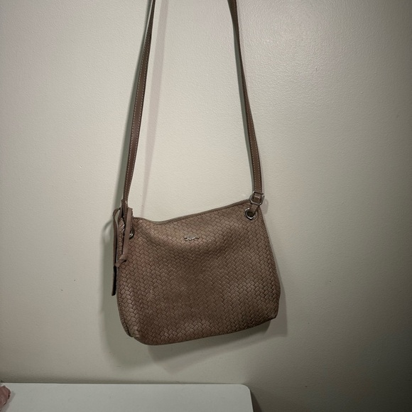 Roots genuine leather weaved crossbody - Picture 2 of 7